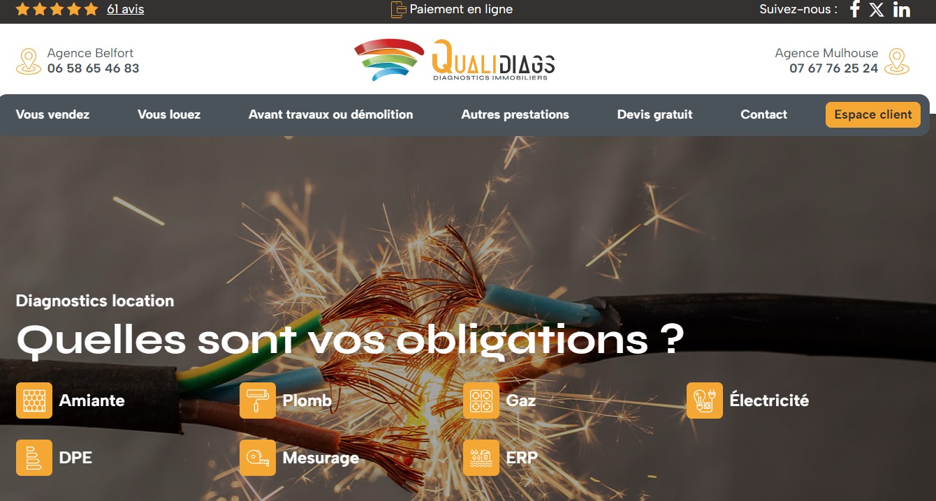 Nouveau site qualidiags.com